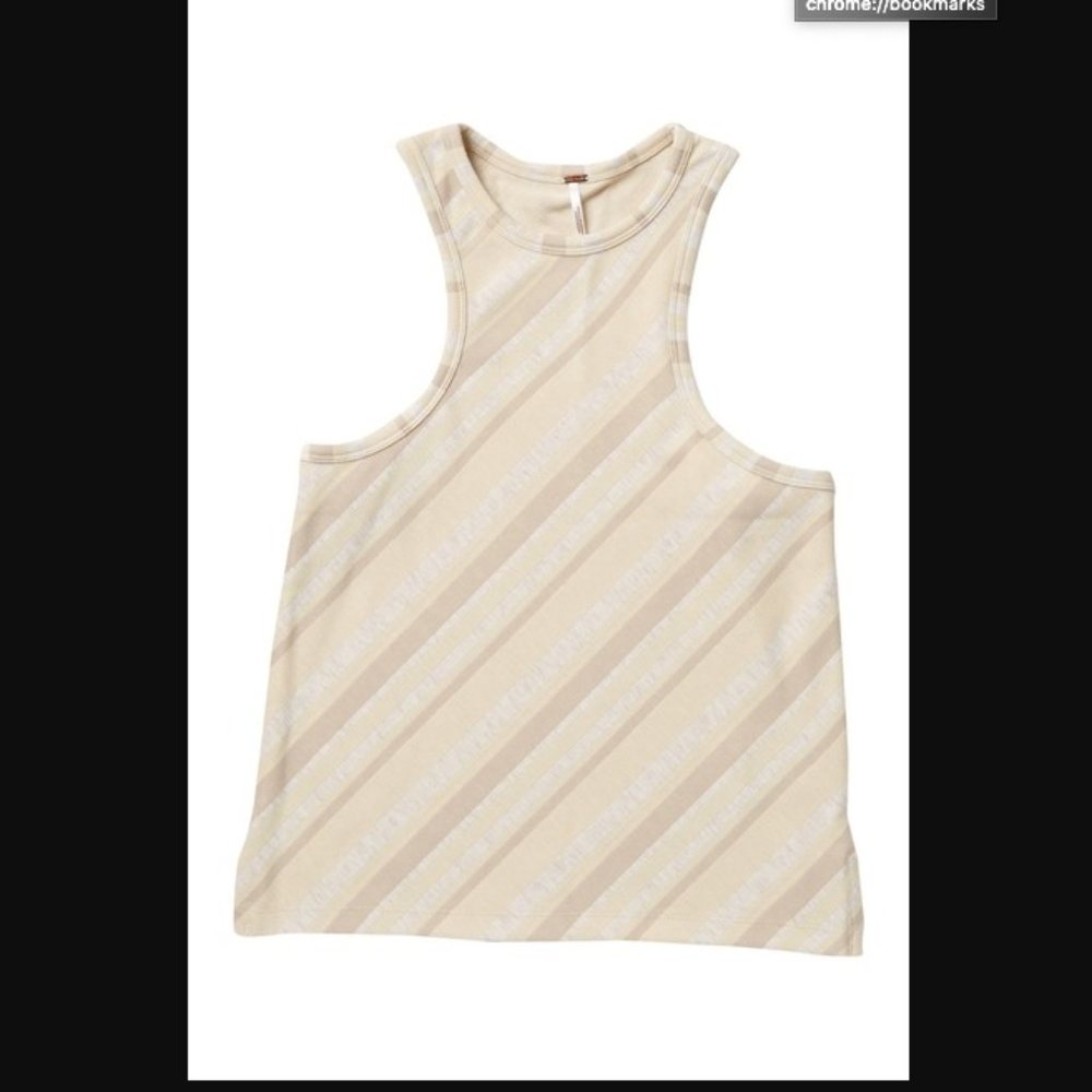 free people | sidelines tank cream - Picture 5 of 6